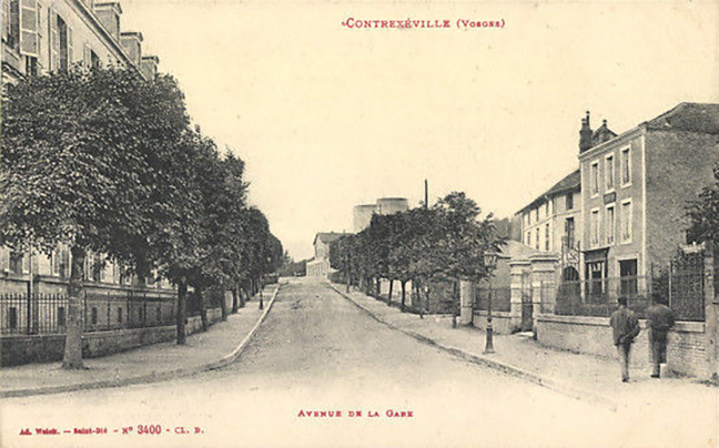 Avenue de la Gare with Hotel de la Providence Annex on the left